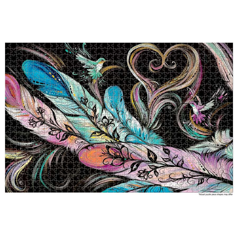 Love Puzzle - 1000 Pcs by artist Carla Joseph. Indigenous Collection.