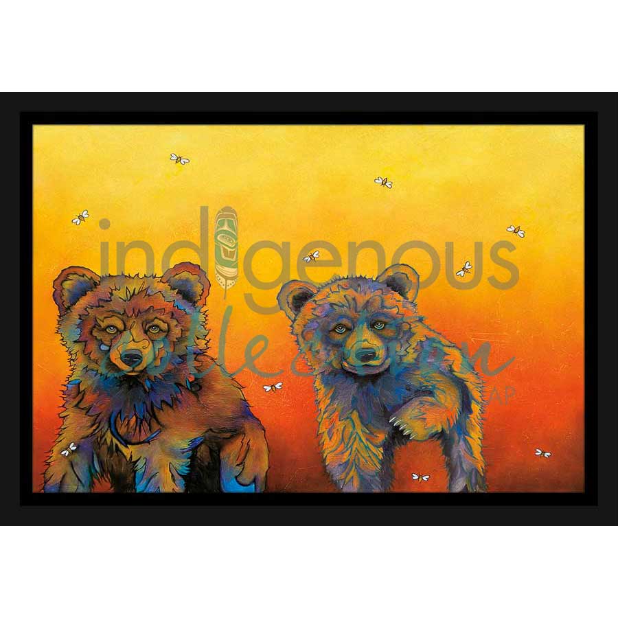 Double Trouble by artist Micqaela Jones - Te-Moak. Indigenous Collection