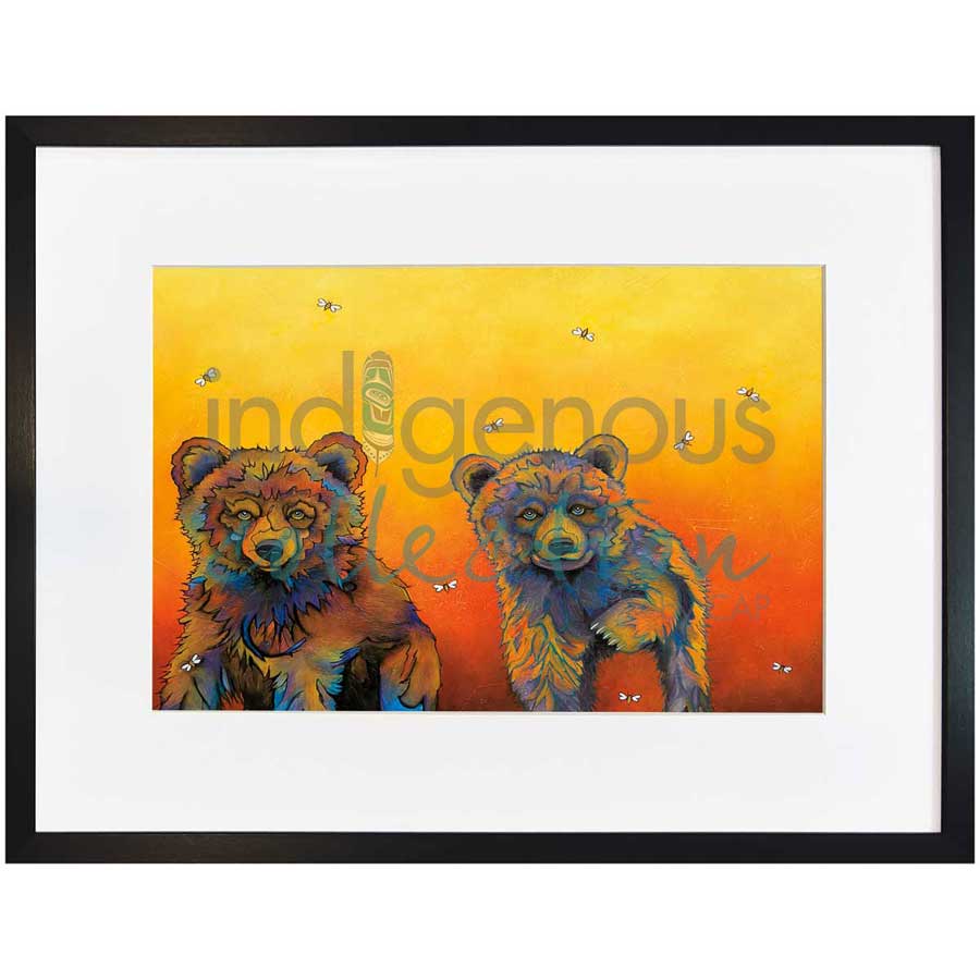 Double Trouble by artist Micqaela Jones - Te-Moak. Indigenous Collection