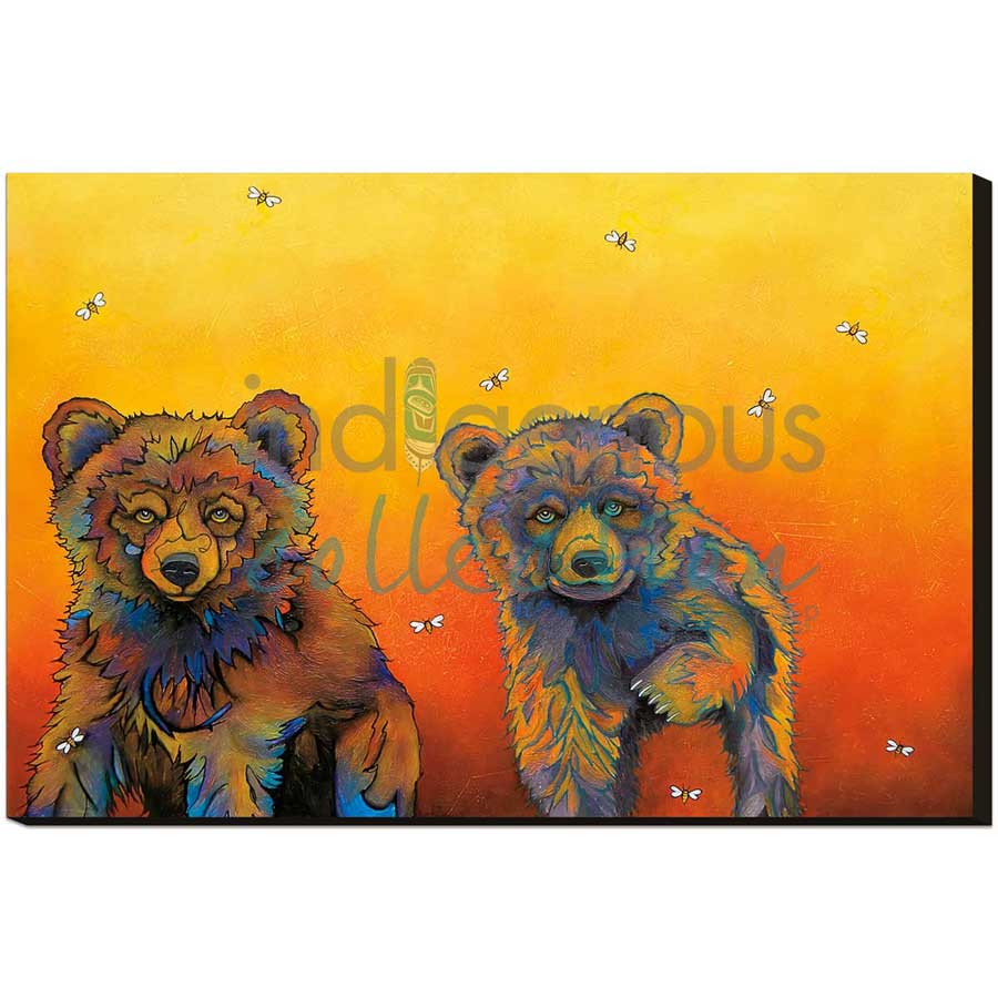 Double Trouble by artist Micqaela Jones - Te-Moak. Indigenous Collection