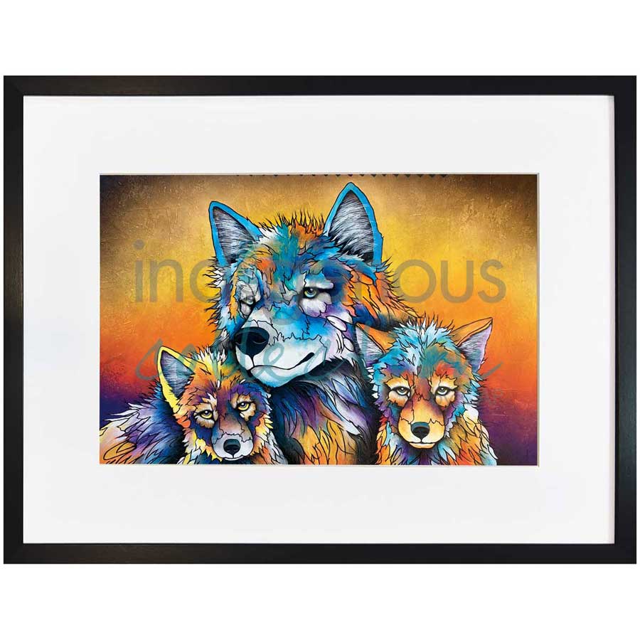 Martini's Pack by artist Micqaela Jones - Te-Moak. Indigenous Collection