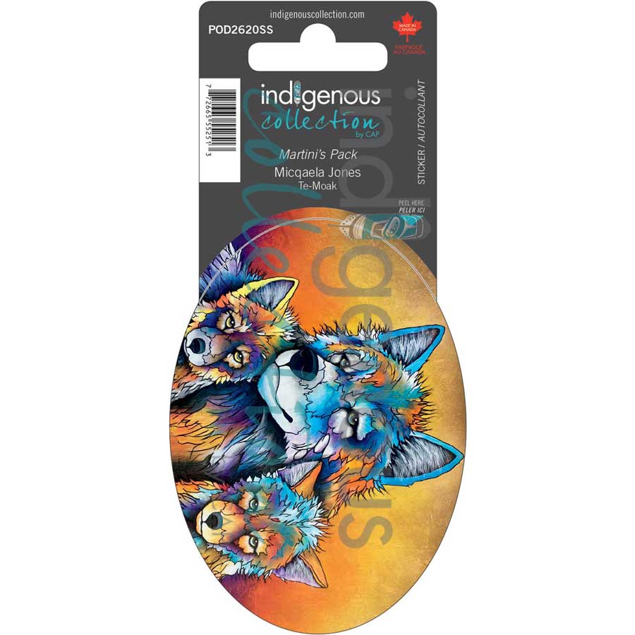 Martini's Pack Sticker by artist Micqaela Jones