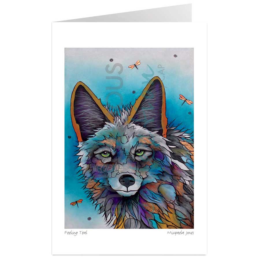 Feeling Teal by artist Micqaela Jones