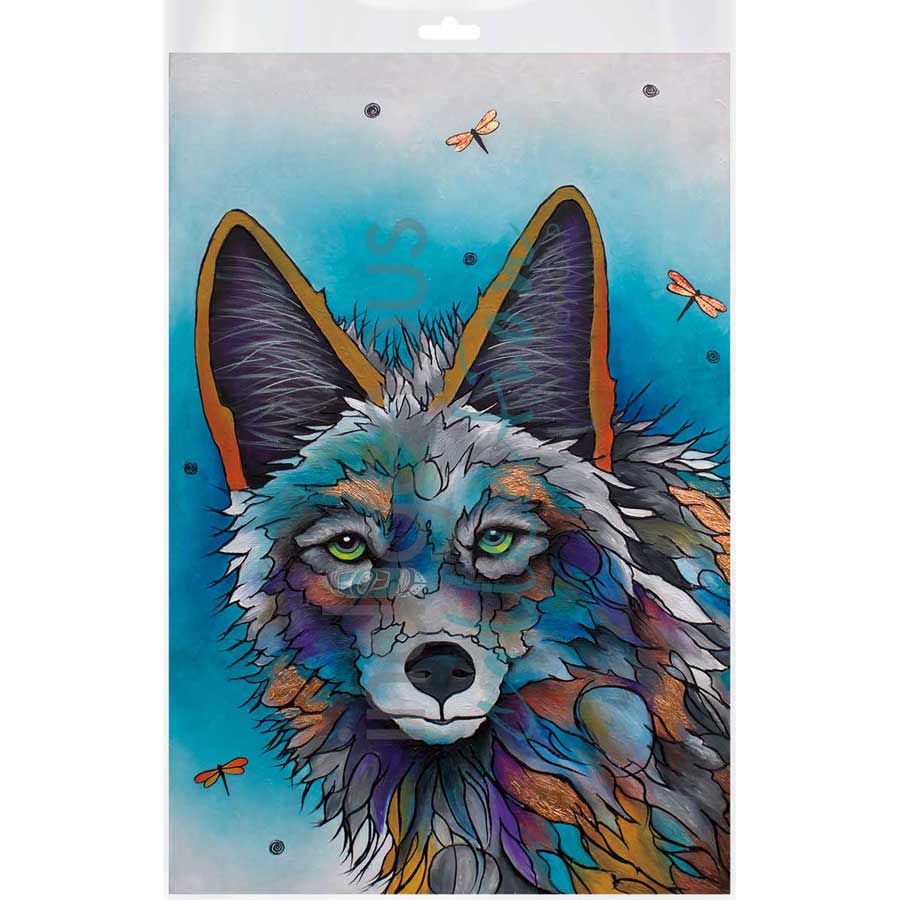 Feeling Teal by artist Micqaela Jones - Te-Moak. Indigenous Collection