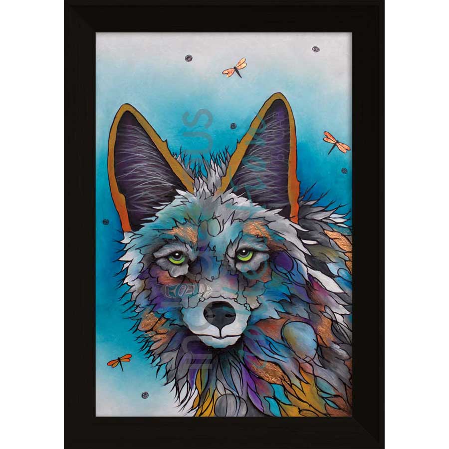 Feeling Teal by artist Micqaela Jones - Te-Moak. Indigenous Collection