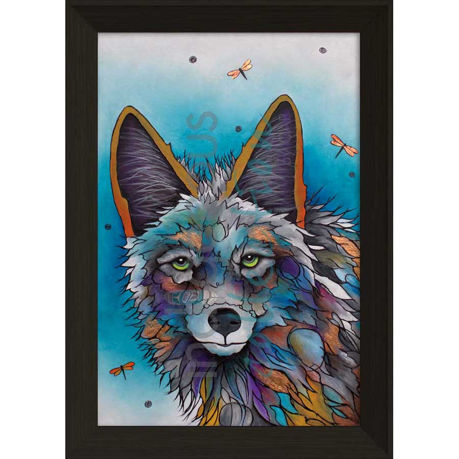 Feeling Teal by artist Micqaela Jones - Te-Moak. Indigenous Collection