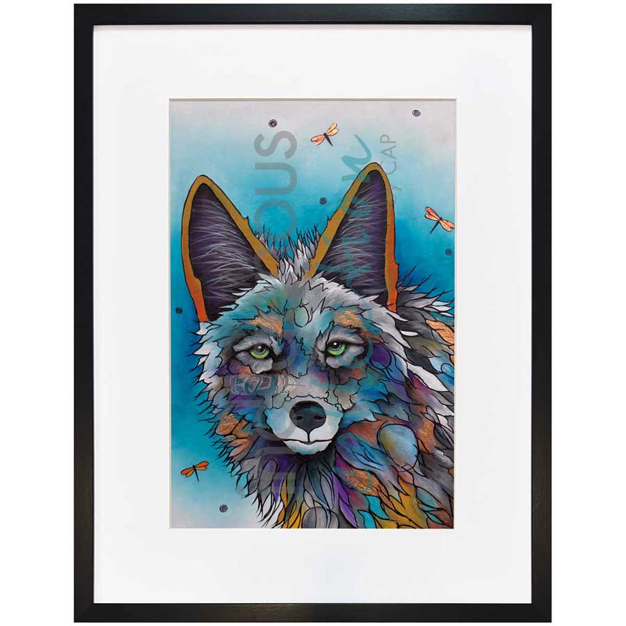 Feeling Teal by artist Micqaela Jones - Te-Moak. Indigenous Collection