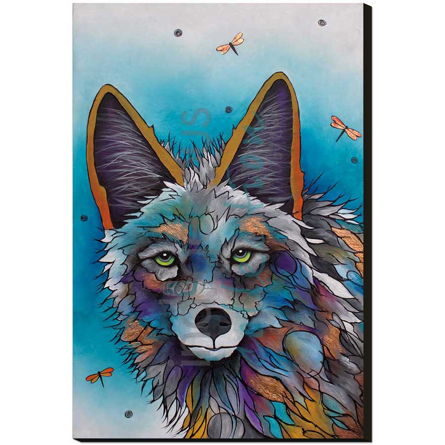 Feeling Teal by artist Micqaela Jones - Te-Moak. Indigenous Collection