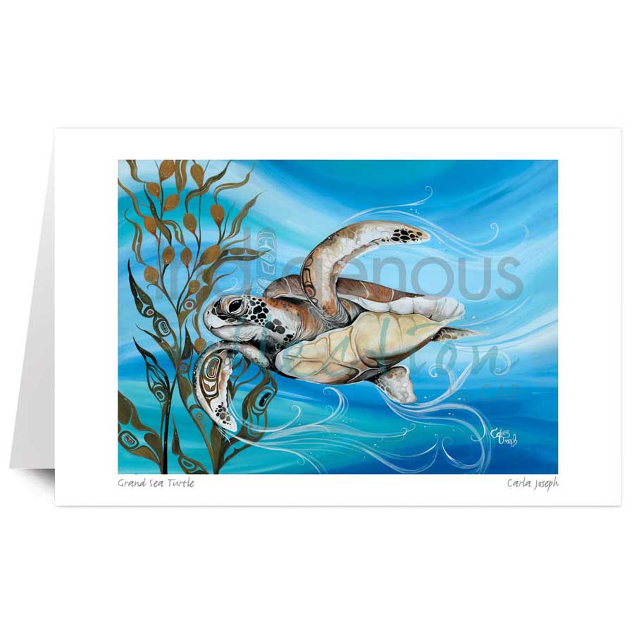 Grand Sea Turtle by artist Carla Joseph