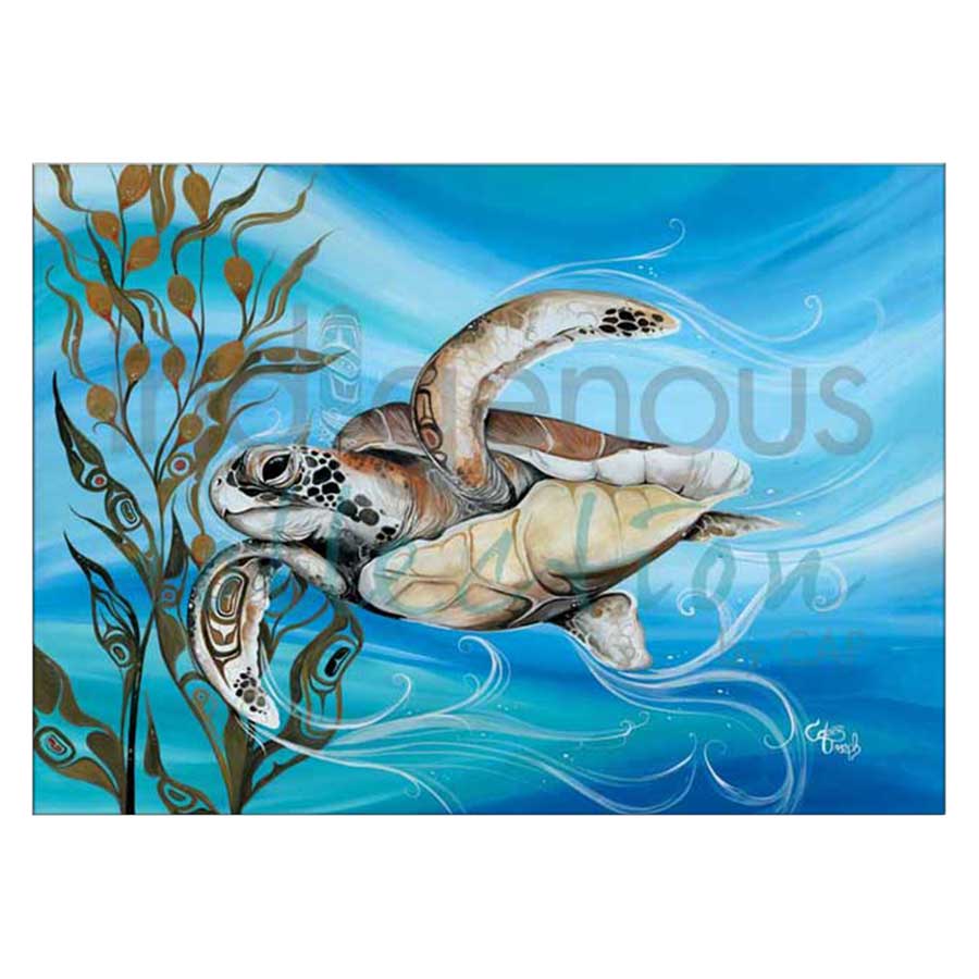 Grand Sea Turtle Canvas Prints