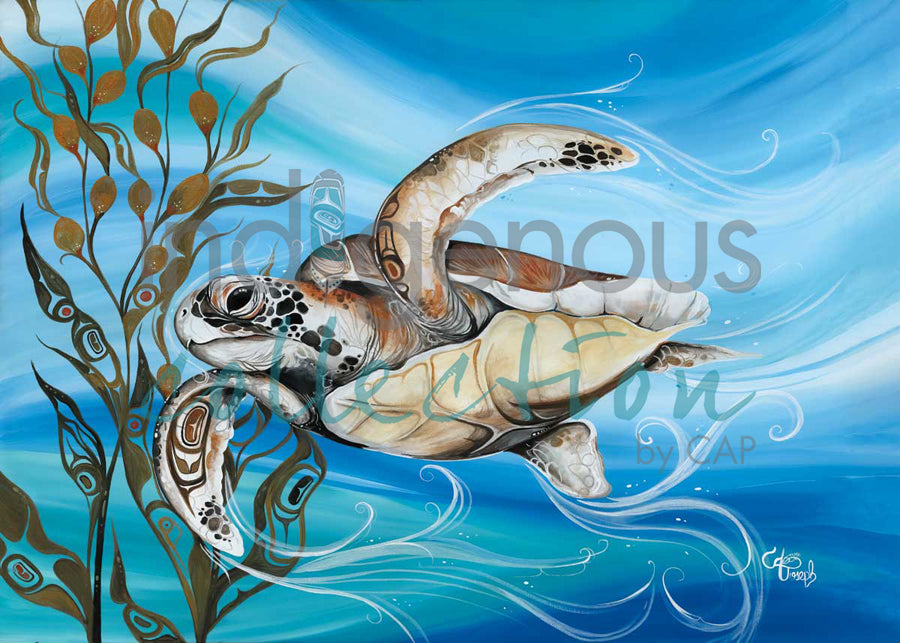 Grand Sea Turtle by artist Carla Joseph