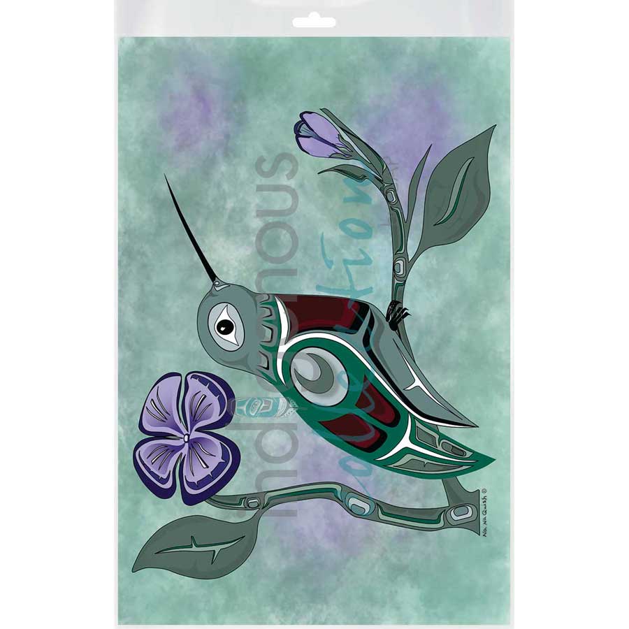 Sa-Cinn's Flower by artist Na Na Quish - Nuu-chah-nulth . Indigenous Collection