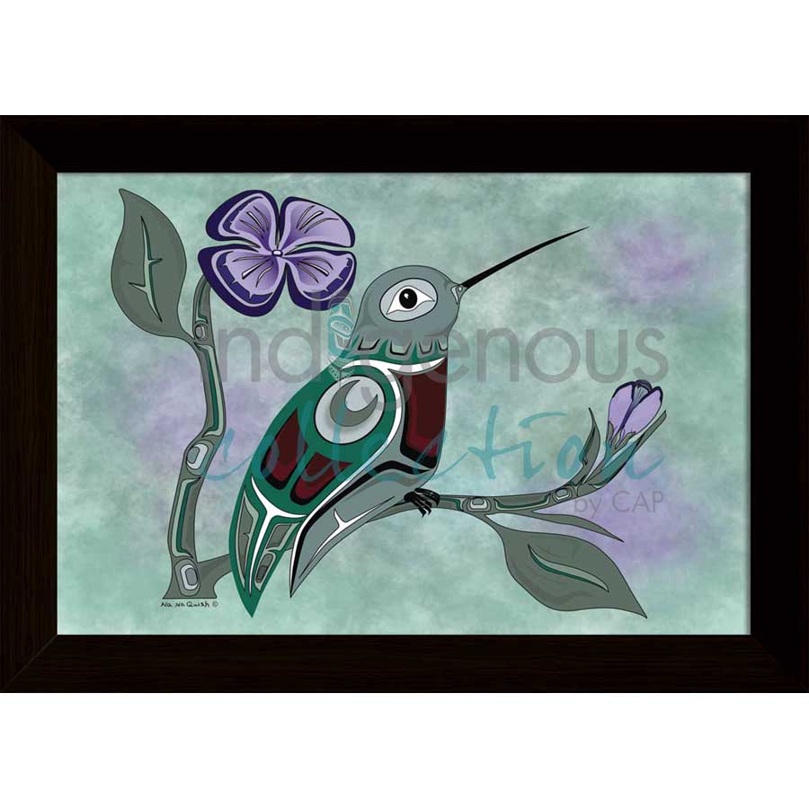 Sa-Cinn's Flower by artist Na Na Quish - Nuu-chah-nulth . Indigenous Collection