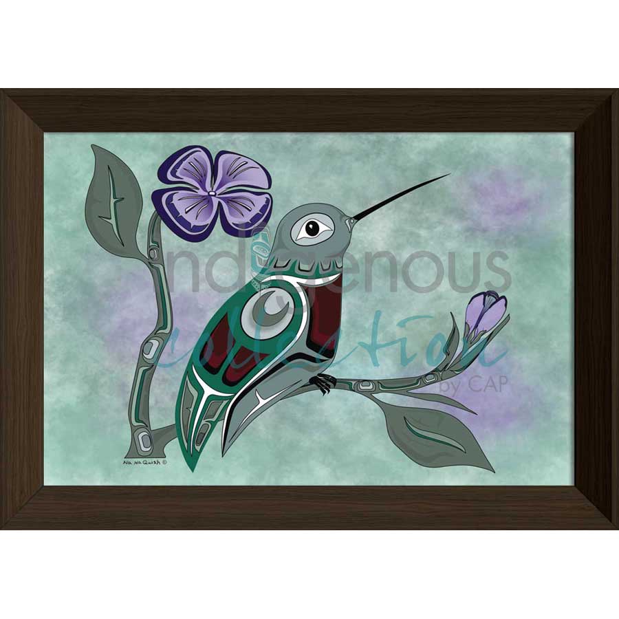 Sa-Cinn's Flower by artist Na Na Quish - Nuu-chah-nulth . Indigenous Collection