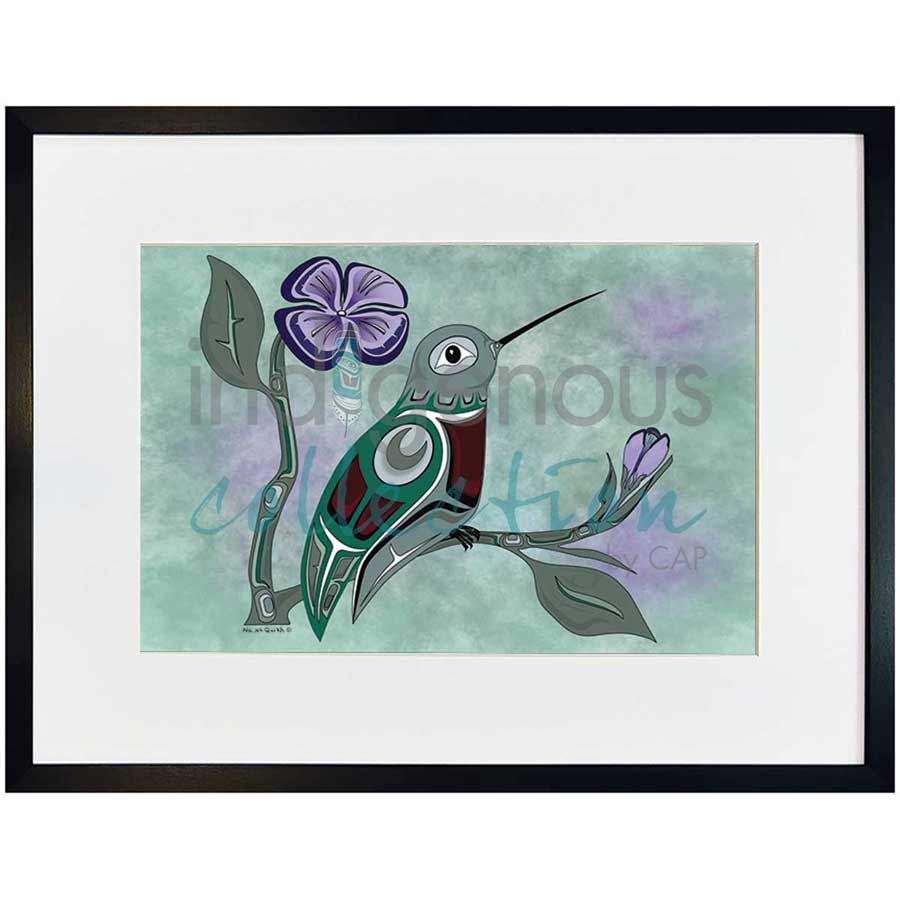 Sa-Cinn's Flower by artist Na Na Quish - Nuu-chah-nulth . Indigenous Collection
