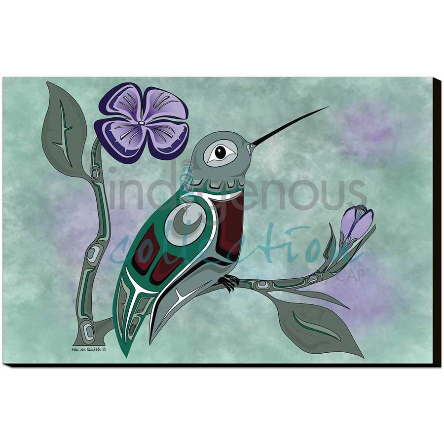 Sa-Cinn's Flower by artist Na Na Quish - Nuu-chah-nulth . Indigenous Collection
