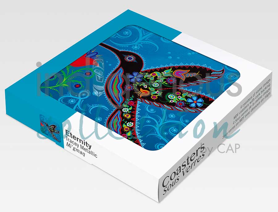 Eternity Coaster by artist Tracey Metallic