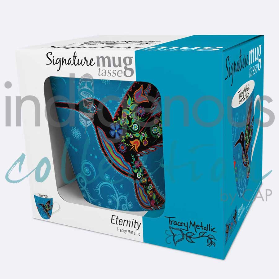 Eternity 18 oz. Signature Mug by artist Tracey Metallic