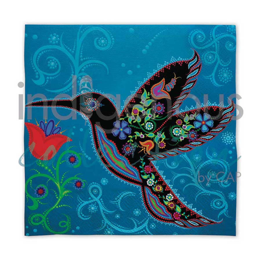 Eternity napkins by artist Tracey Metallic