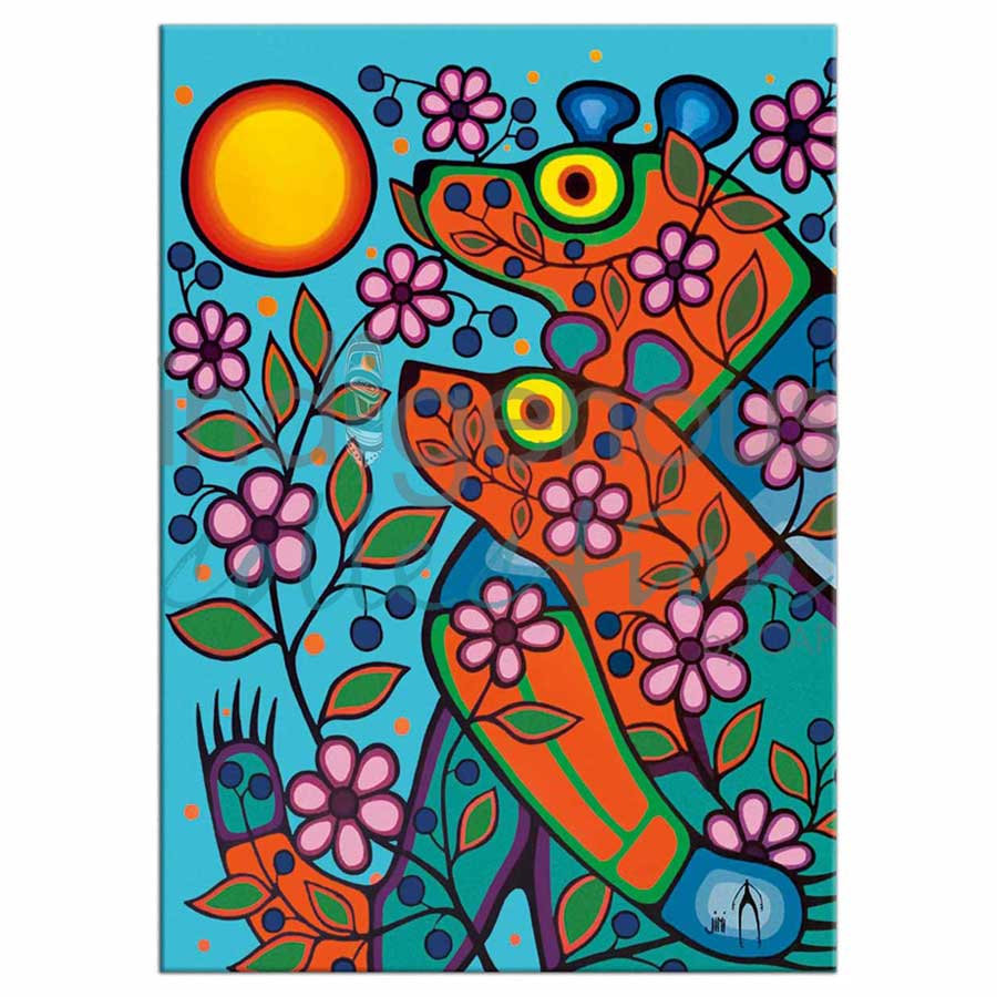 Together Forever Magnets by artist Jim Oskineegish