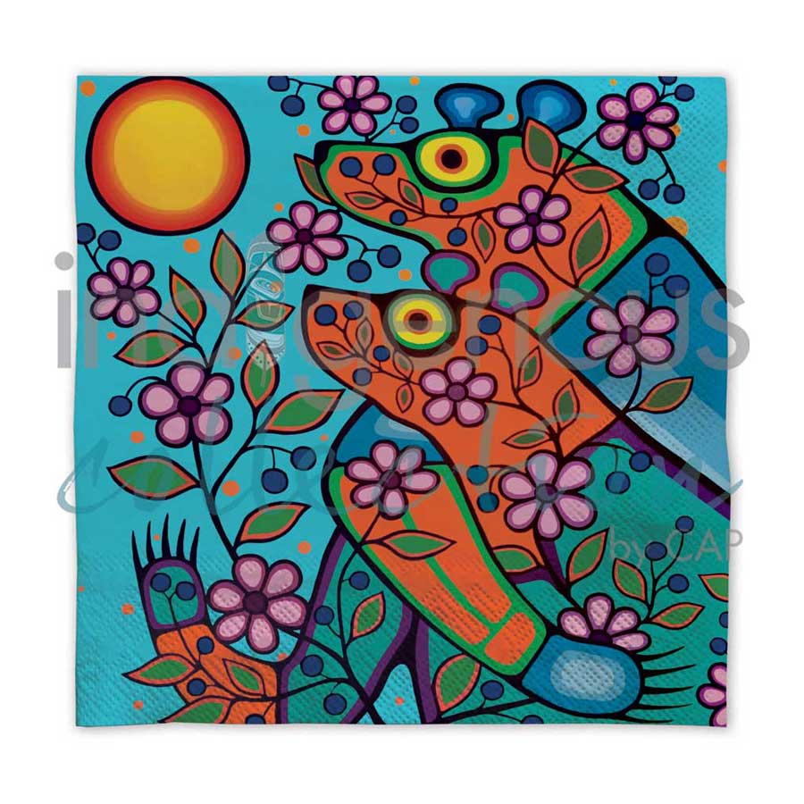 Together Forever napkins by artist Jim Oskineegish