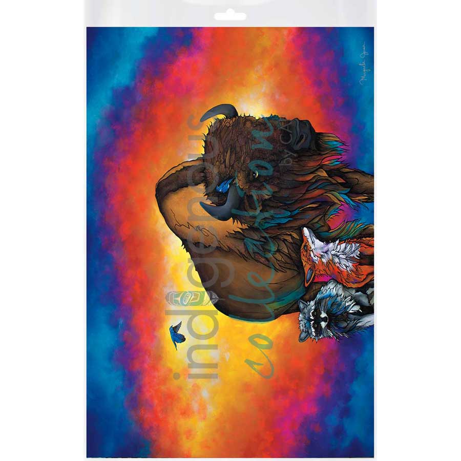 Are We There Yet? by artist Micqaela Jones - Te-Moak. Indigenous Collection