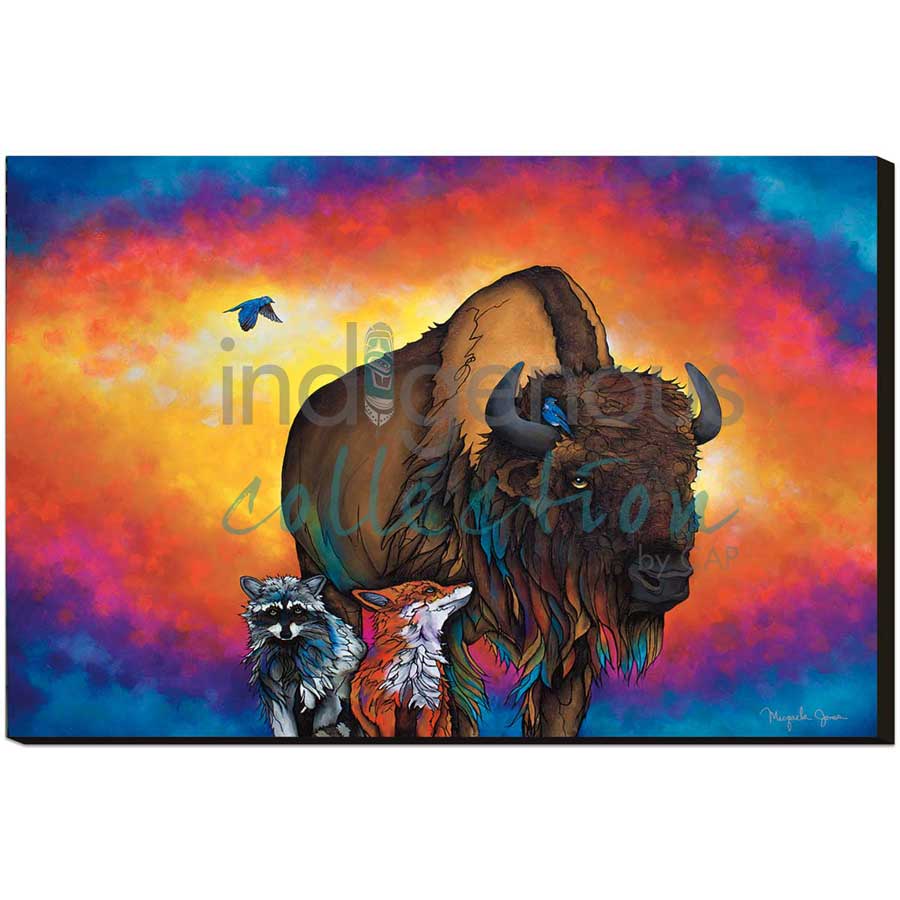 Are We There Yet? by artist Micqaela Jones - Te-Moak. Indigenous Collection