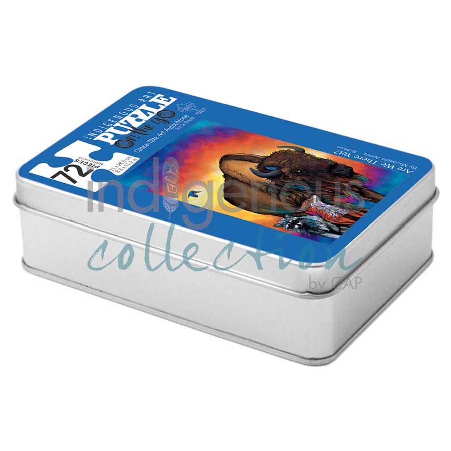 Are We There Yet? Puzzle - On The Go - 72 Pcs by artist Micqaela Jones. Indigenous Collection.