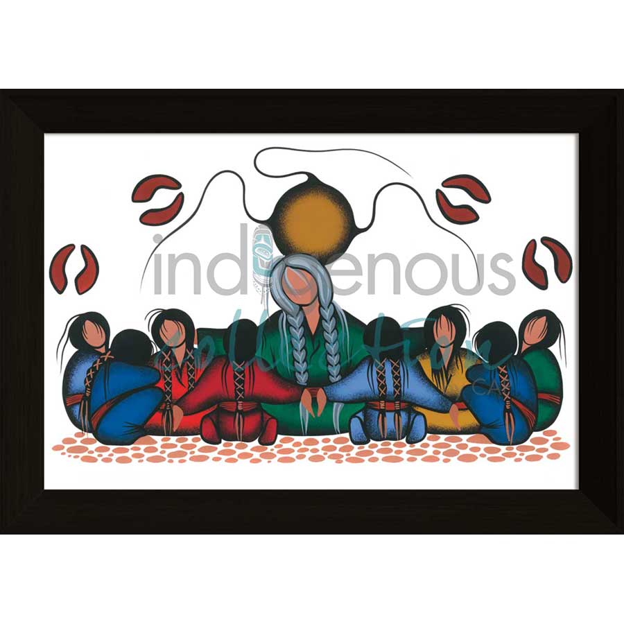 Sharing Dreams by artist Simone McLeod - Ojibway. Indigenous Collection