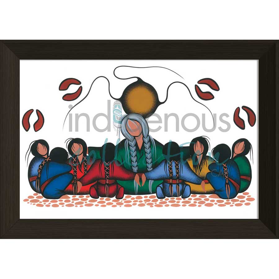 Sharing Dreams by artist Simone McLeod - Ojibway. Indigenous Collection