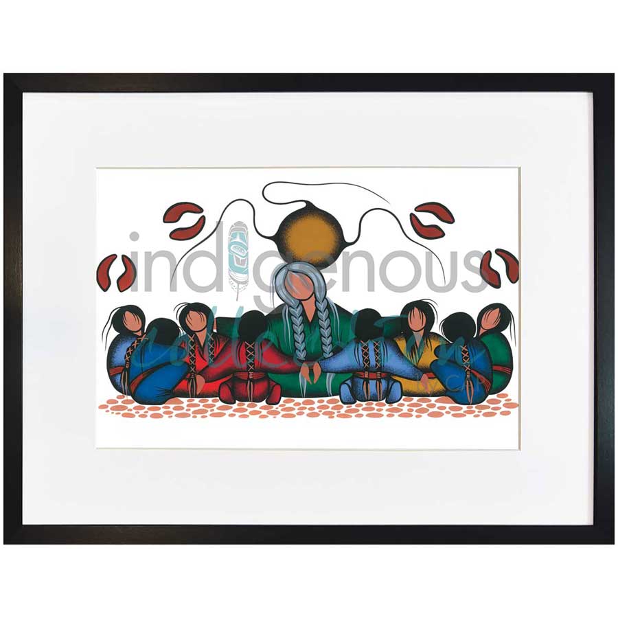 Sharing Dreams by artist Simone McLeod - Ojibway. Indigenous Collection