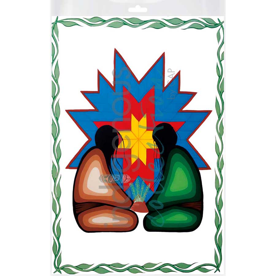 Bless Our Love by artist Simone McLeod - Ojibway. Indigenous Collection