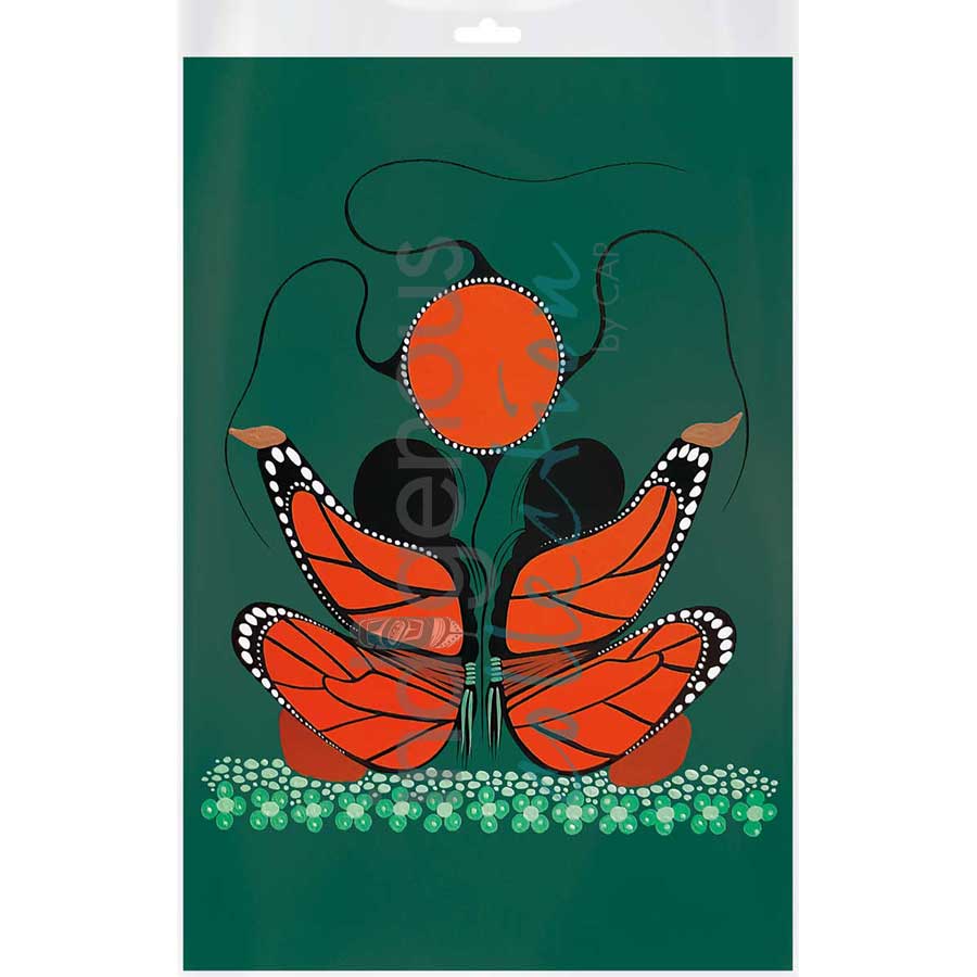 Beauty From Growth by artist Simone McLeod - Ojibway. Indigenous Collection