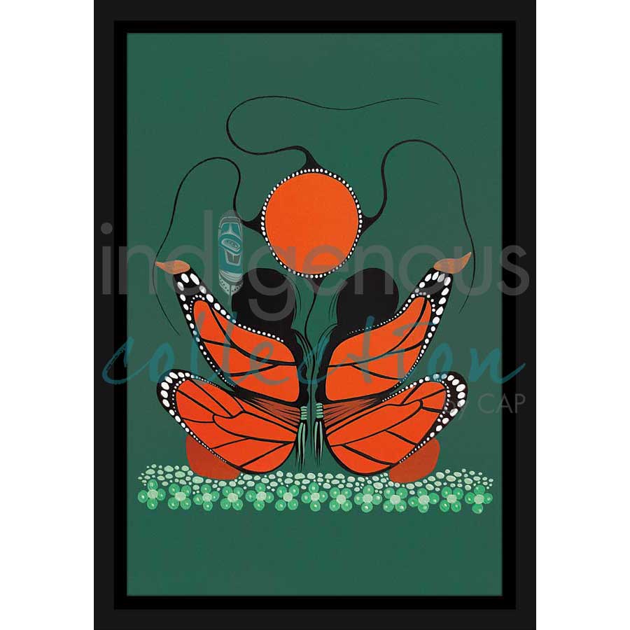 Beauty From Growth by artist Simone McLeod - Ojibway. Indigenous Collection
