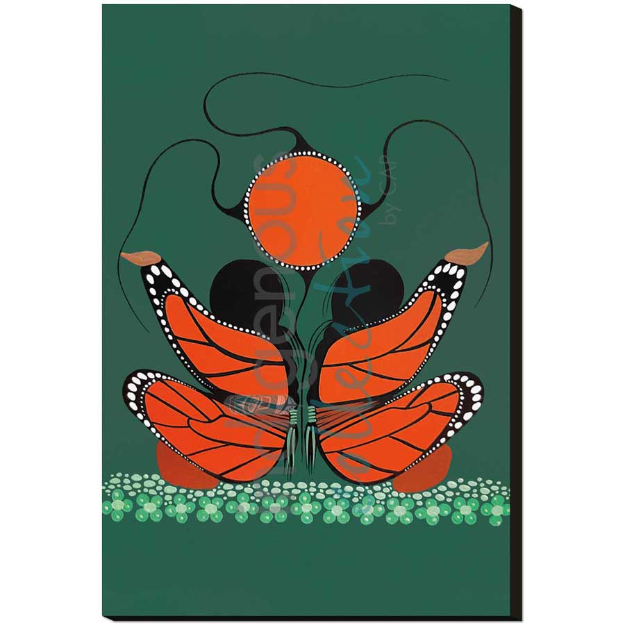 Beauty From Growth by artist Simone McLeod - Ojibway. Indigenous Collection