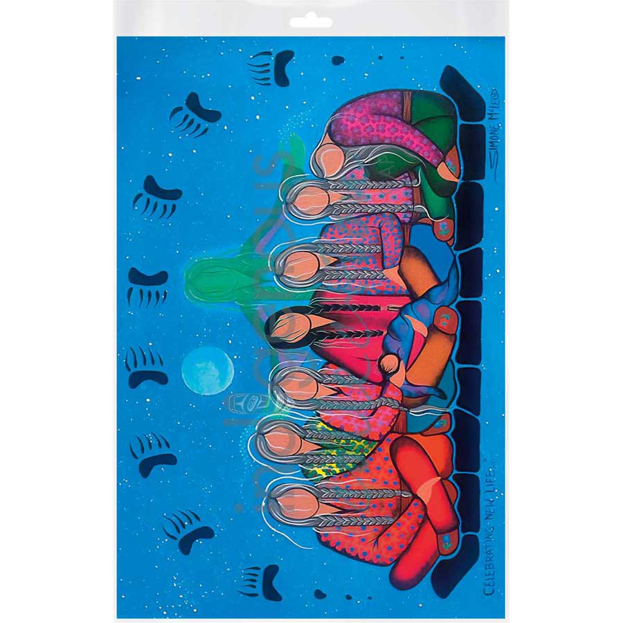 Celebrating New Life by artist Simone McLeod - Ojibway. Indigenous Collection