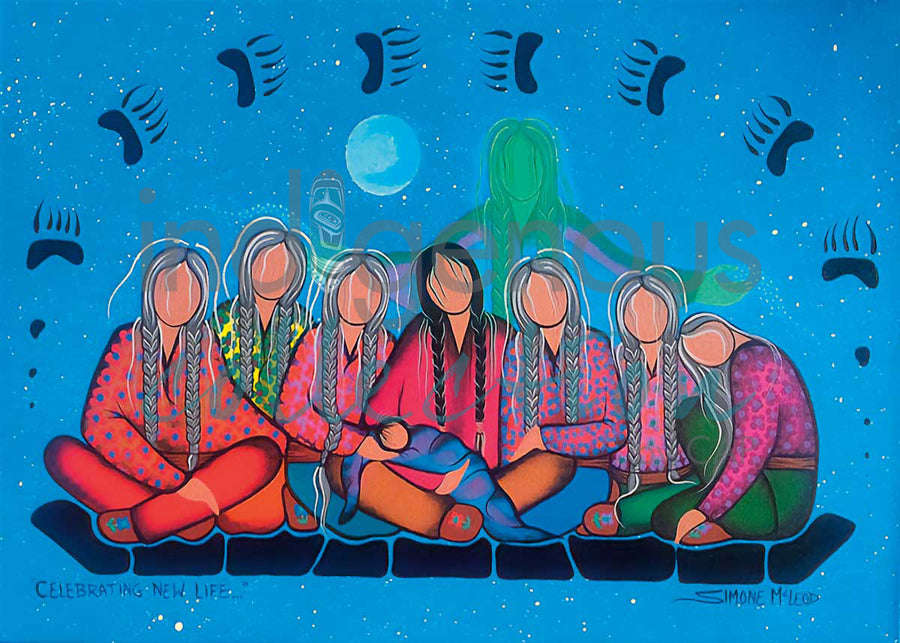 Celebrating New Life by artist Simone McLeod