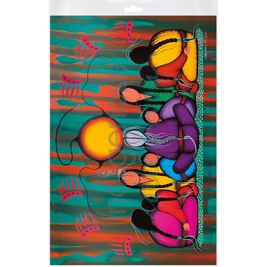 Family Love by artist Simone McLeod - Ojibway. Indigenous Collection