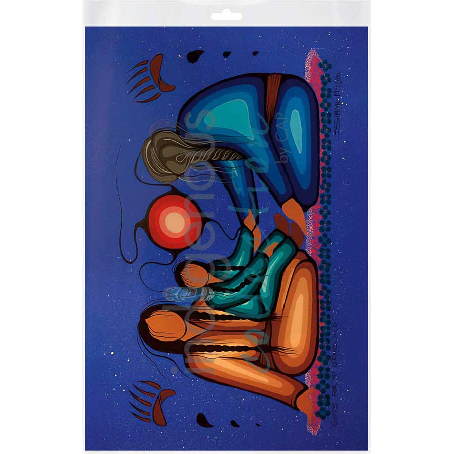 Gifts for My Grandchild by artist Simone McLeod - Ojibway. Indigenous Collection