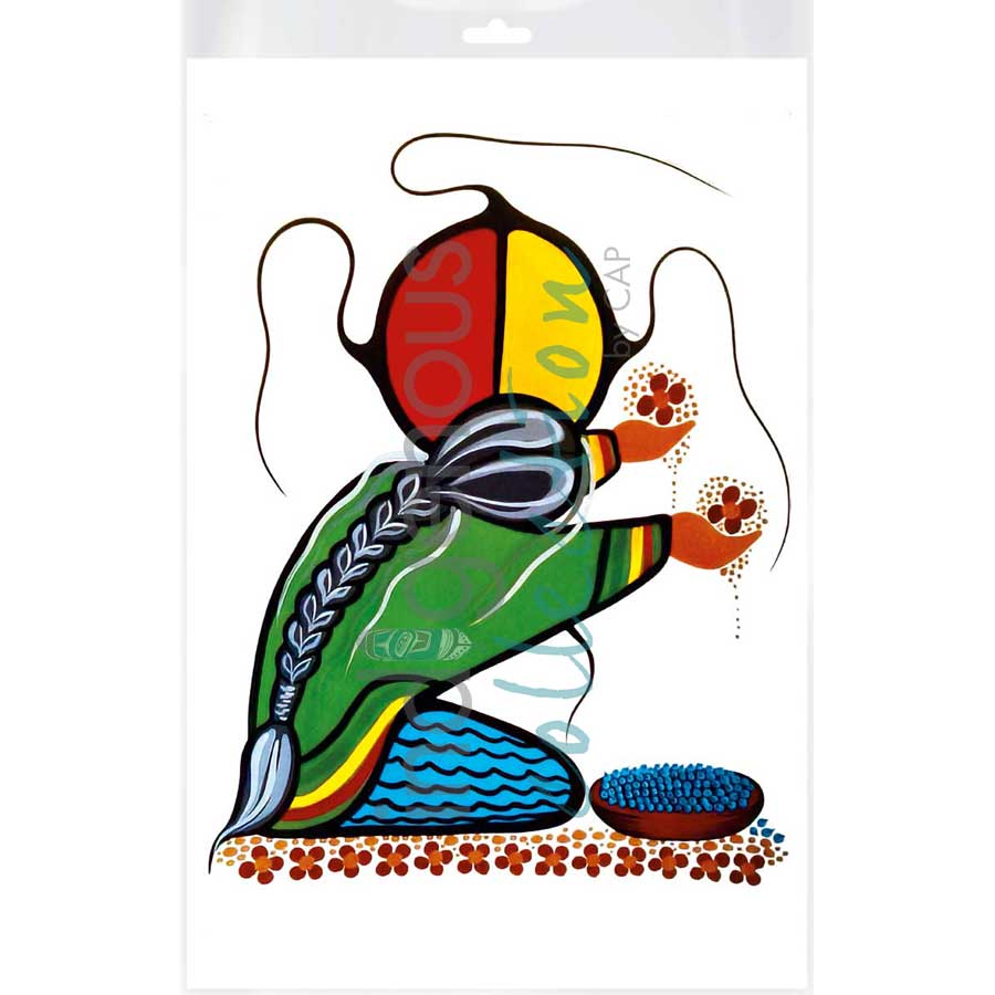 Prayers for Humanity by artist Simone McLeod - Ojibway. Indigenous Collection
