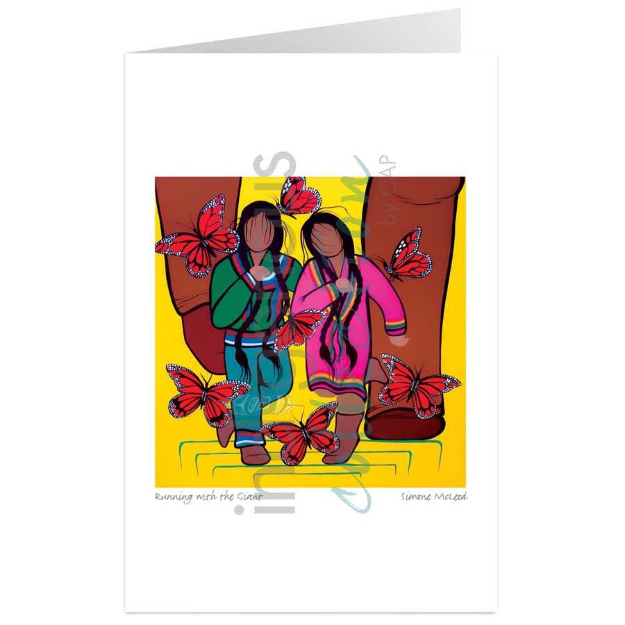 Running with the Giant by artist Simone McLeod