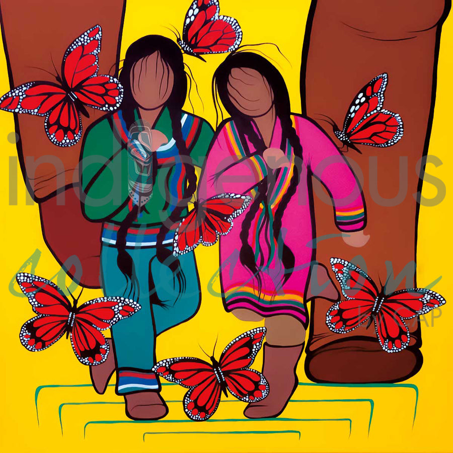 Running with the Giant by artist Simone McLeod