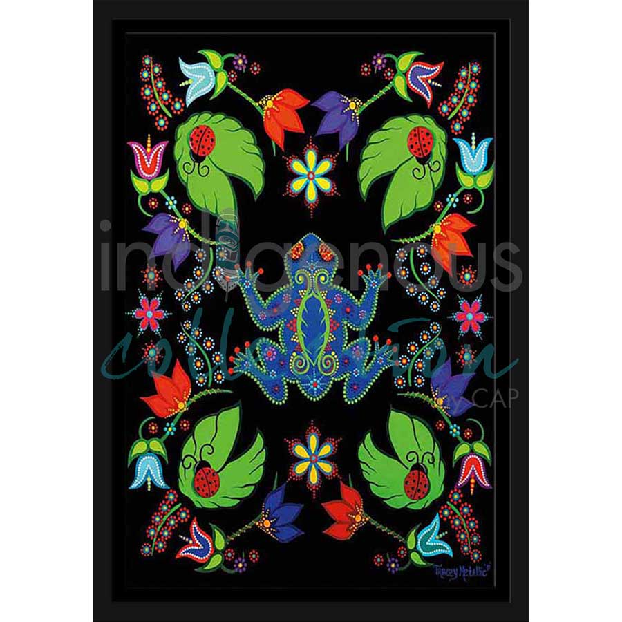 Sqolj (Frog) by artist Tracey Metallic - Mi'gmaq. Indigenous Collection