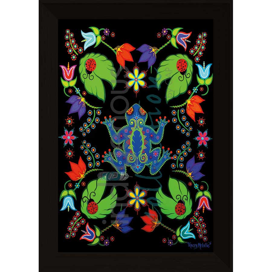 Sqolj (Frog) by artist Tracey Metallic - Mi'gmaq. Indigenous Collection