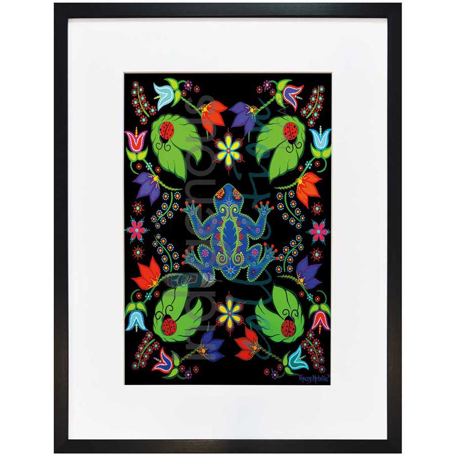 Sqolj (Frog) by artist Tracey Metallic - Mi'gmaq. Indigenous Collection