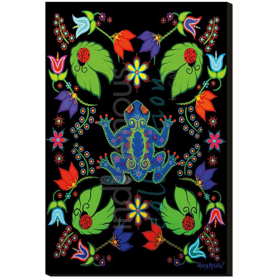 Sqolj (Frog) by artist Tracey Metallic - Mi'gmaq. Indigenous Collection