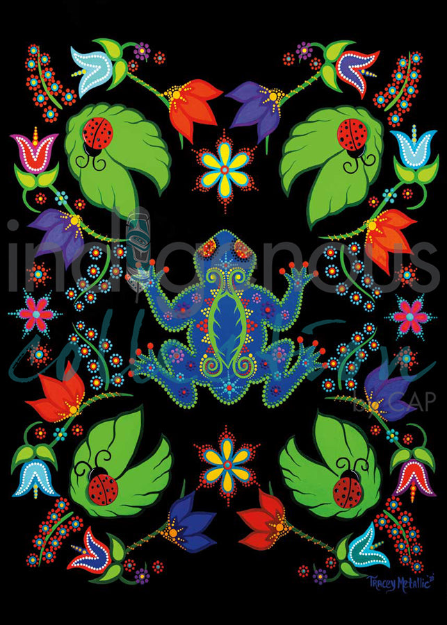 Sqolj (Frog) by artist Tracey Metallic