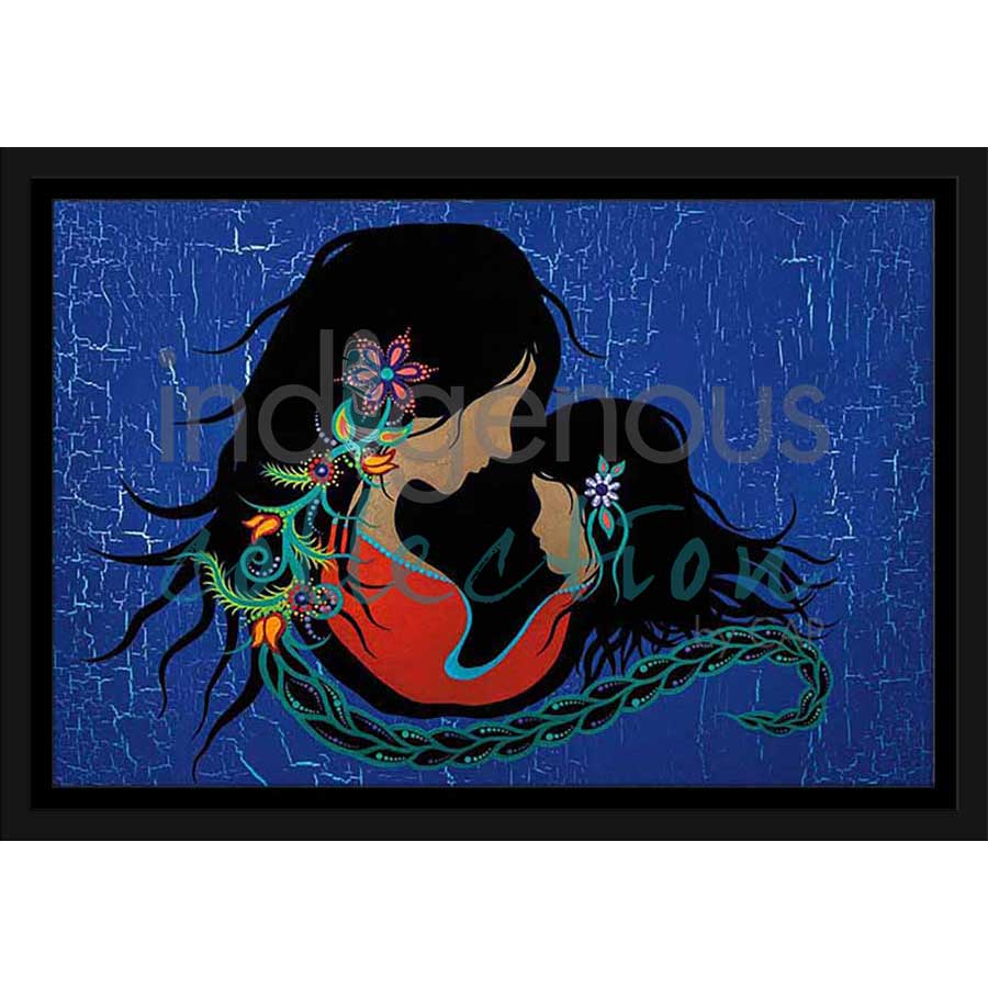 Ntutji'j (Mother & Daughter) by artist Tracey Metallic - Mi'gmaq. Indigenous Collection