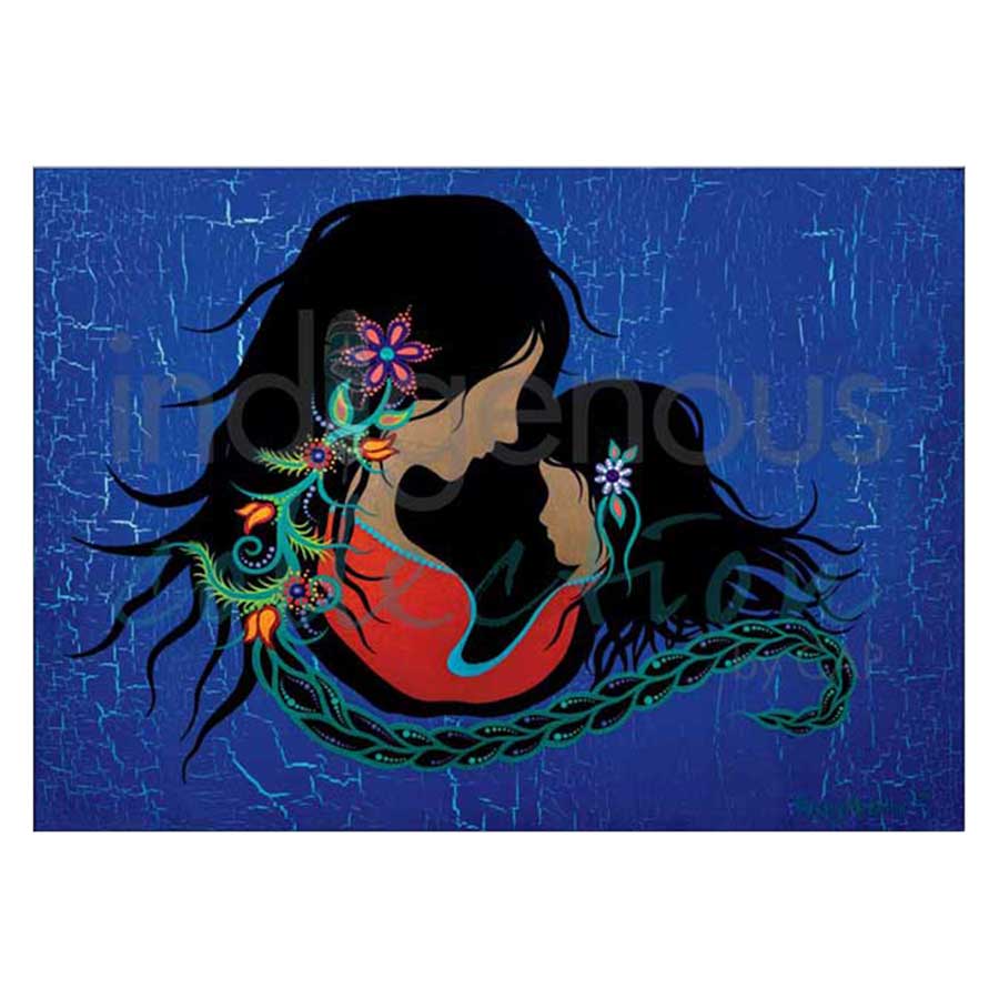 Ntutji'j (Mother & Daughter) Canvas Prints