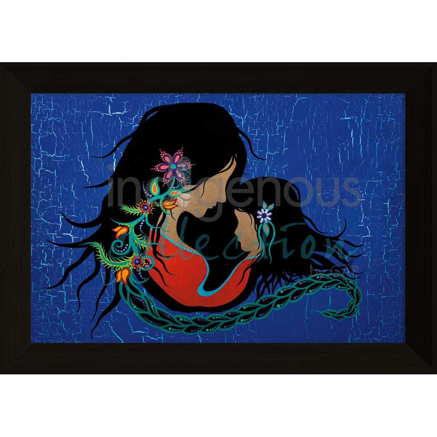 Ntutji'j (Mother & Daughter) by artist Tracey Metallic - Mi'gmaq. Indigenous Collection